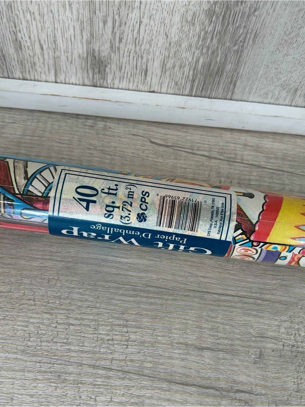 Lot Of 3 Vintage Wrapping Paper Rolls New Sealed Nature Birthday Cottage Holiday